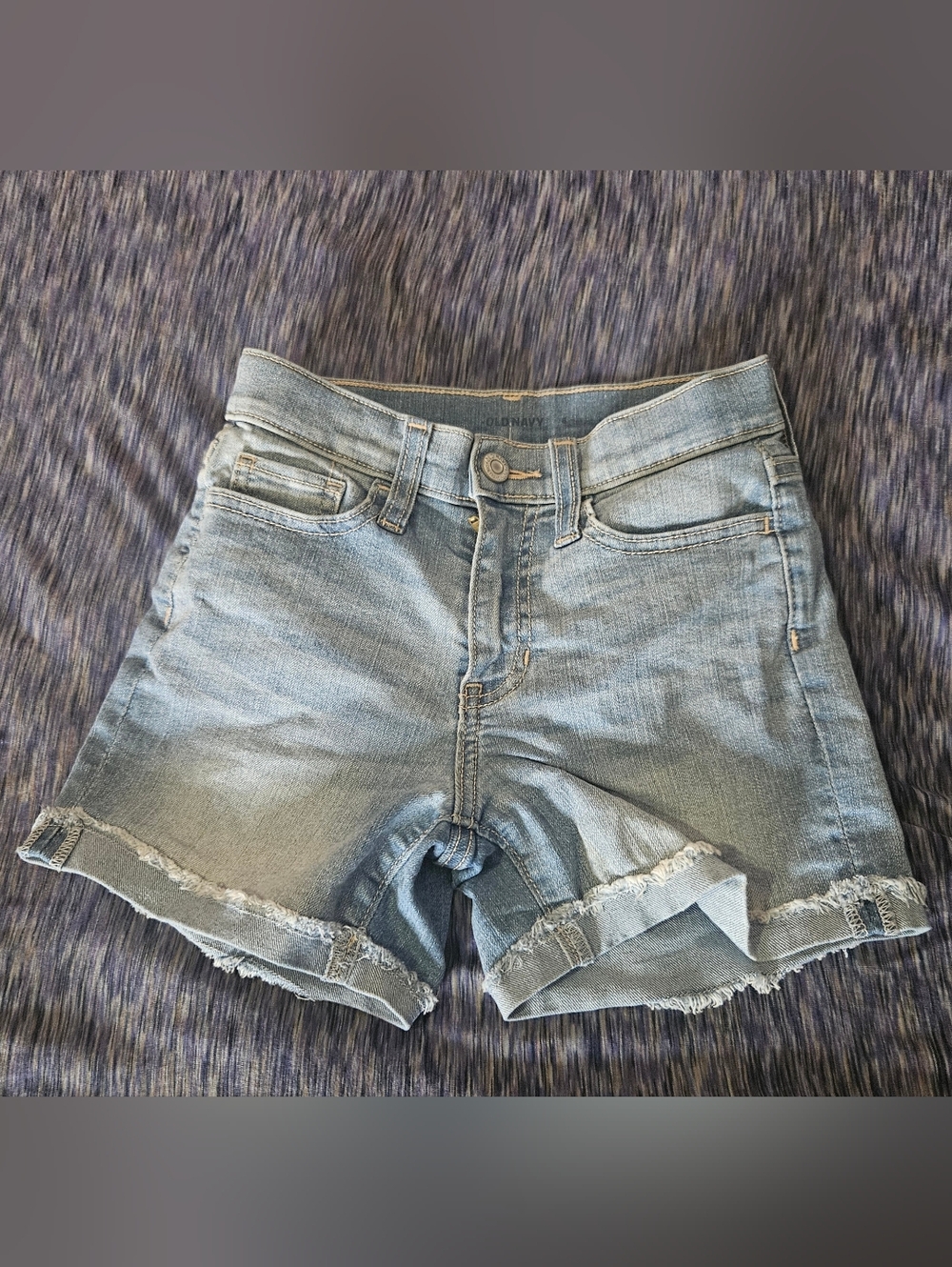 Girls denim shorts size 8